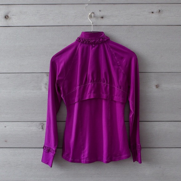 SPANX Vibrant Purple Women's Zip Up Jacket! Small! - Picture 9 of 9